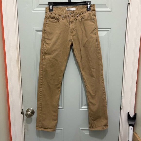 Signature by Levi Strauss Other - Levi's Signature Jeans Mens W28 L30 Tan Khaki Slim Straight 5-Pocket